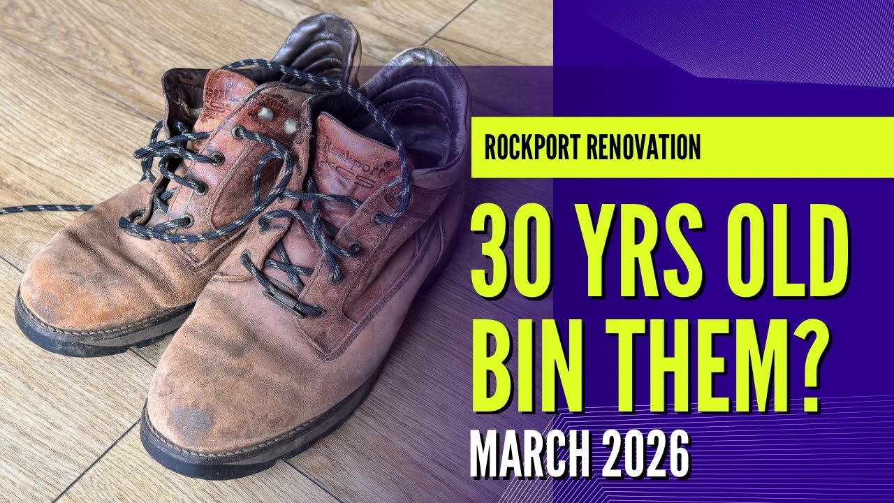 Rockport Boots 30 Years old… bin or renovate?