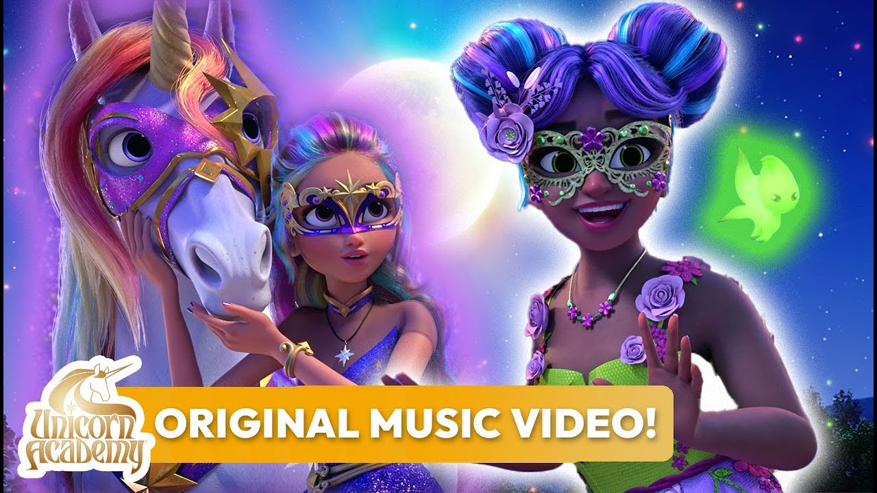 Under The Fairy Moon 🧚🏼‍♀️✨NEW Music Video from Unicorn Academy | Cartoons for Kids