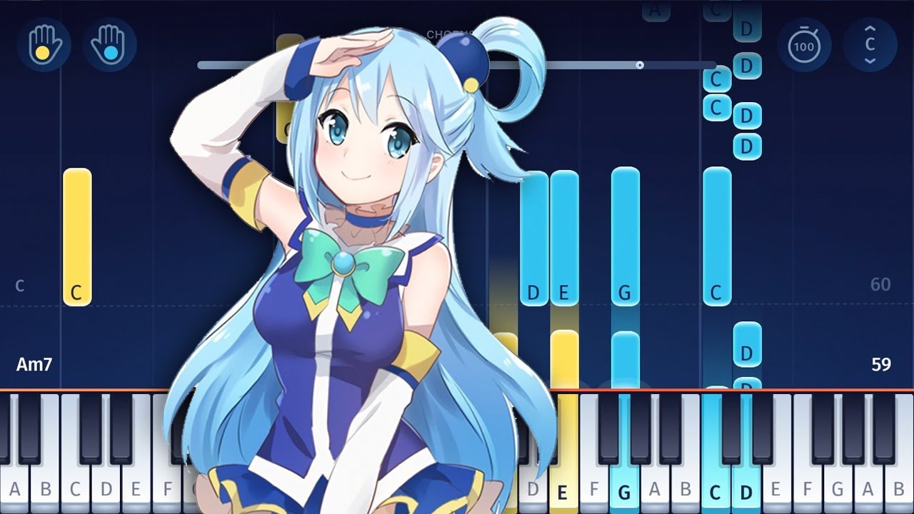 KonoSuba ED - Chiisana Boukensha - Piano Tutorial