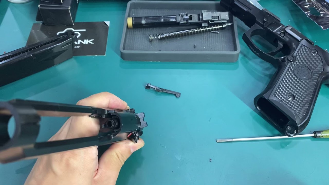 replace the broken selector sear for WE M92/M9 GBB
