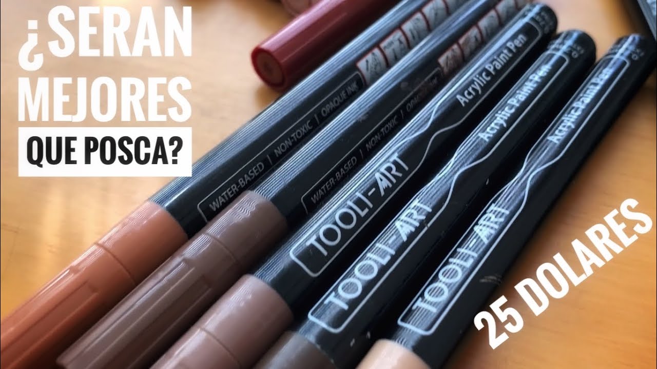 LA MEJOR COMPETENCIA DE POSCA???// Tooli art acrylic pens