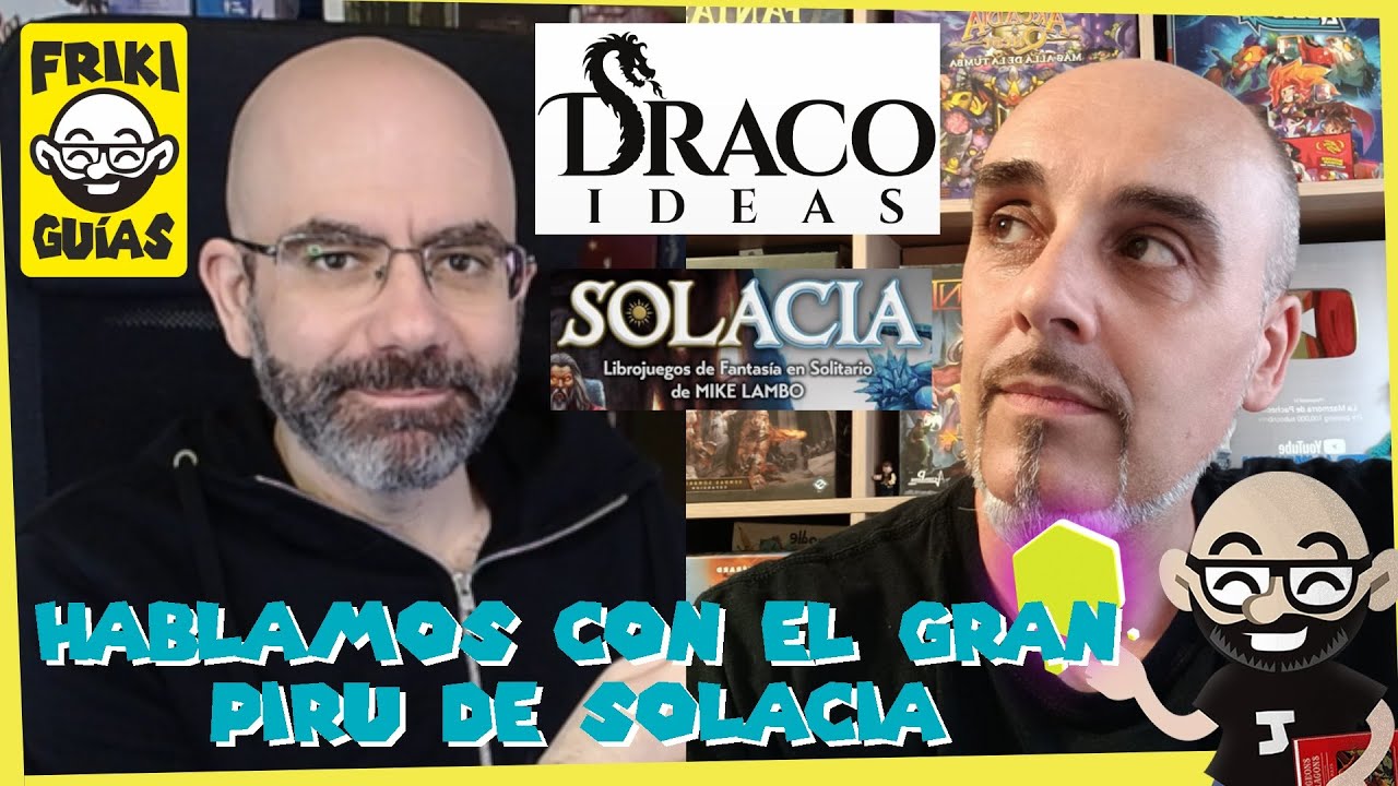 Hablamos con Piru de @LaMazmorradePacheco y @DRACOIDEAS de Solacia