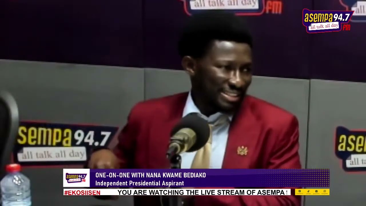 Nana Kwame Bediako talks about his presidential ambition,