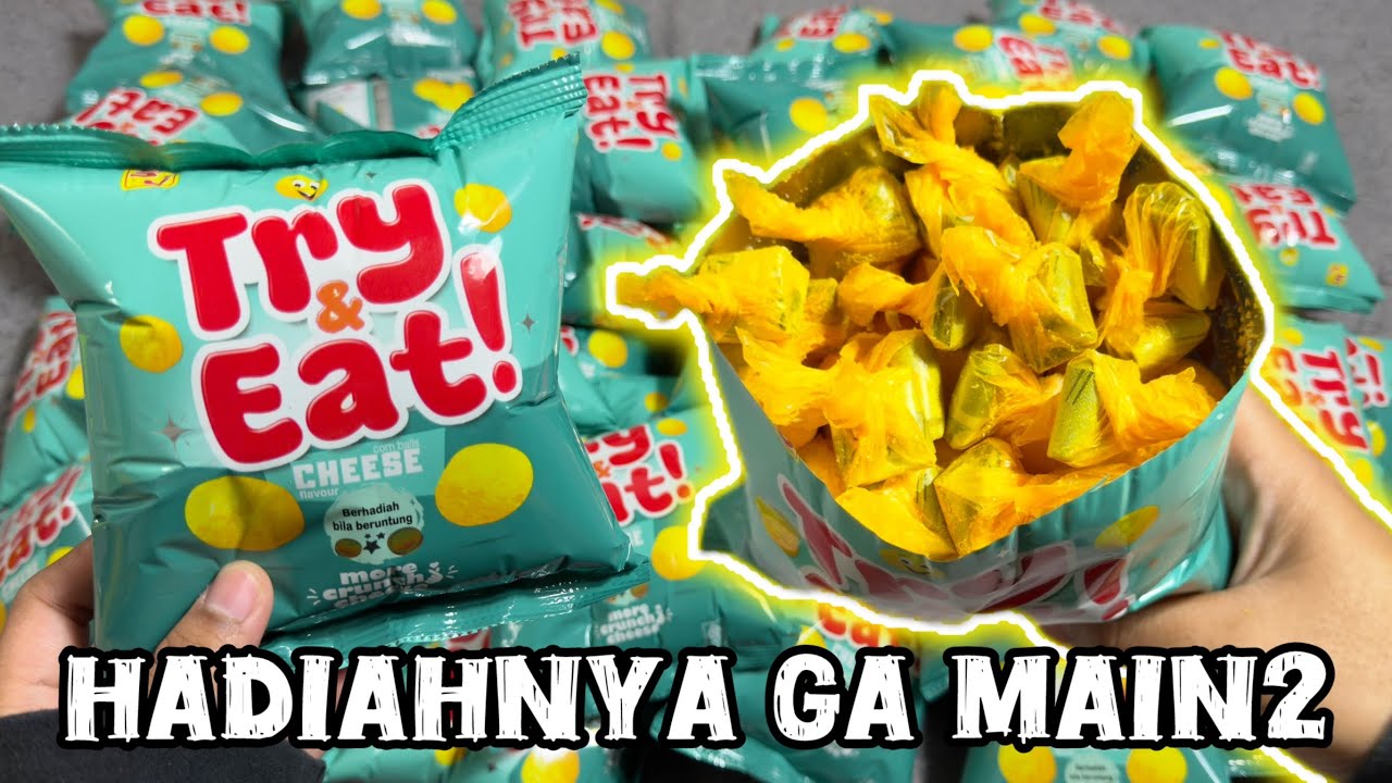 PERTAMA DI YOUTUBE‼️ UNBOXING CIKI TRY & EAT BERHADIAH UANG