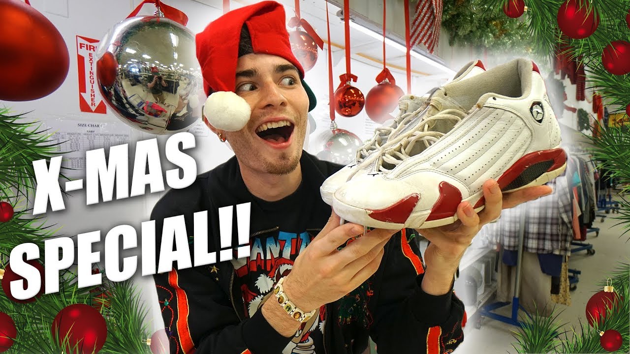 Trip to the Thrift #210 | A Christmas Special! JORDAN 14 CANDY CANES & OG NAUTICA FLAME!