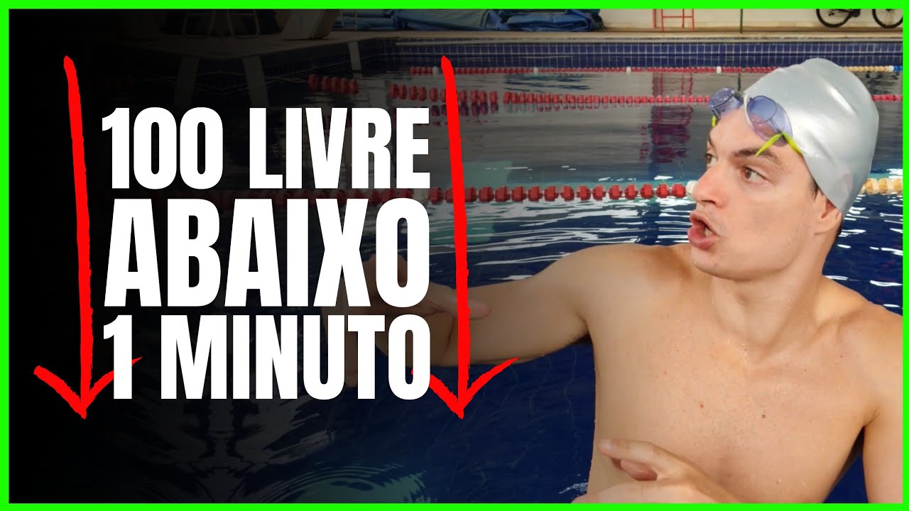 ✅[FÁCIL] COMO NADAR 100 CRAWL ABAIXO DE 1 MINUTO - 100 METROS NADO LIVRE RÁPIDO E COM TÉCNICA