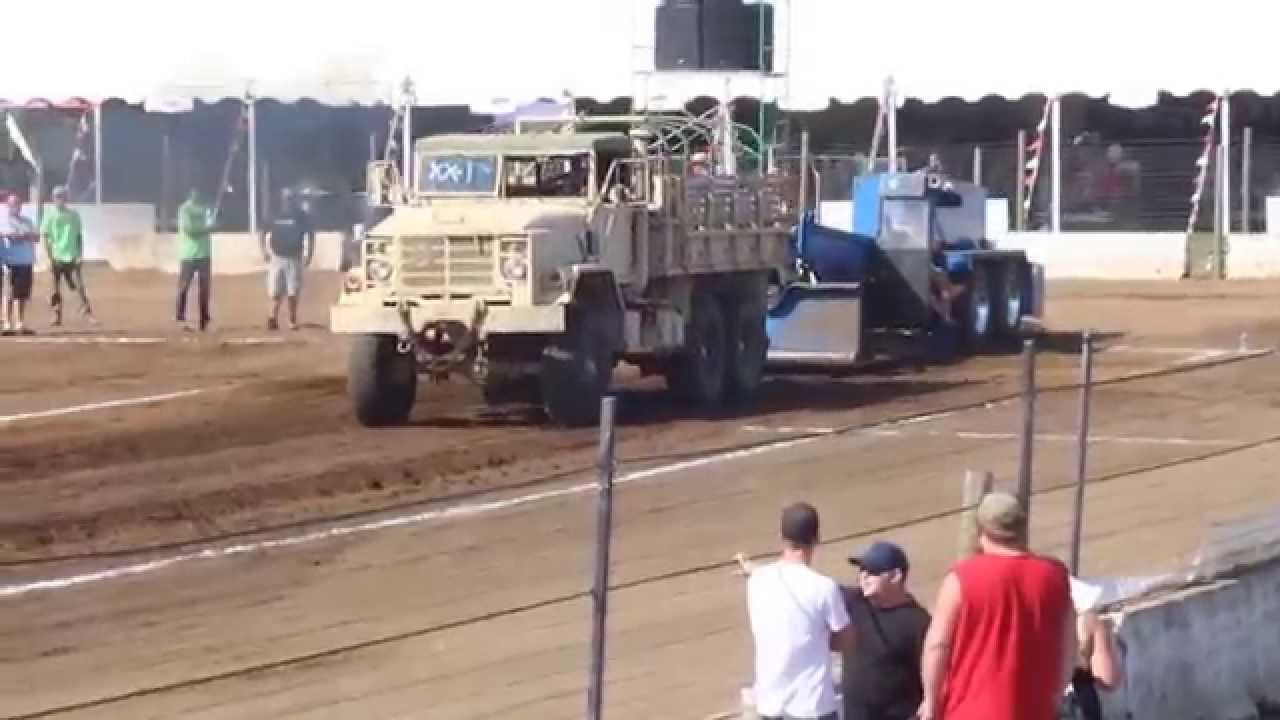Sublimity Harvest Festival Truck pull M923A2 6x6