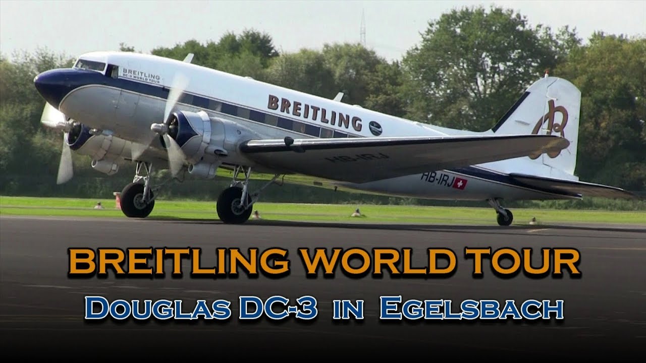 Breitling World Tour | Douglas DC-3 in Egelsbach