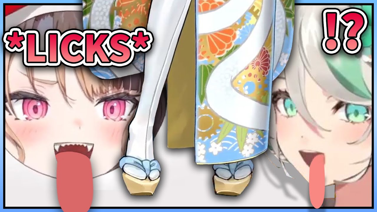 Gigi and Cecilia Get Freaky with Kronii's Feet