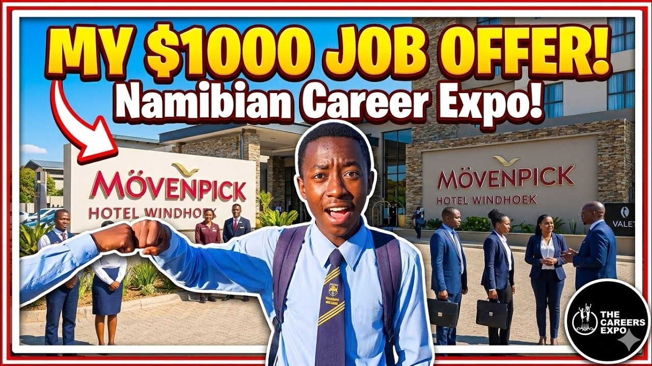 How I Got a $1000 Job Offer in High School! (Namibian Career Expo)
