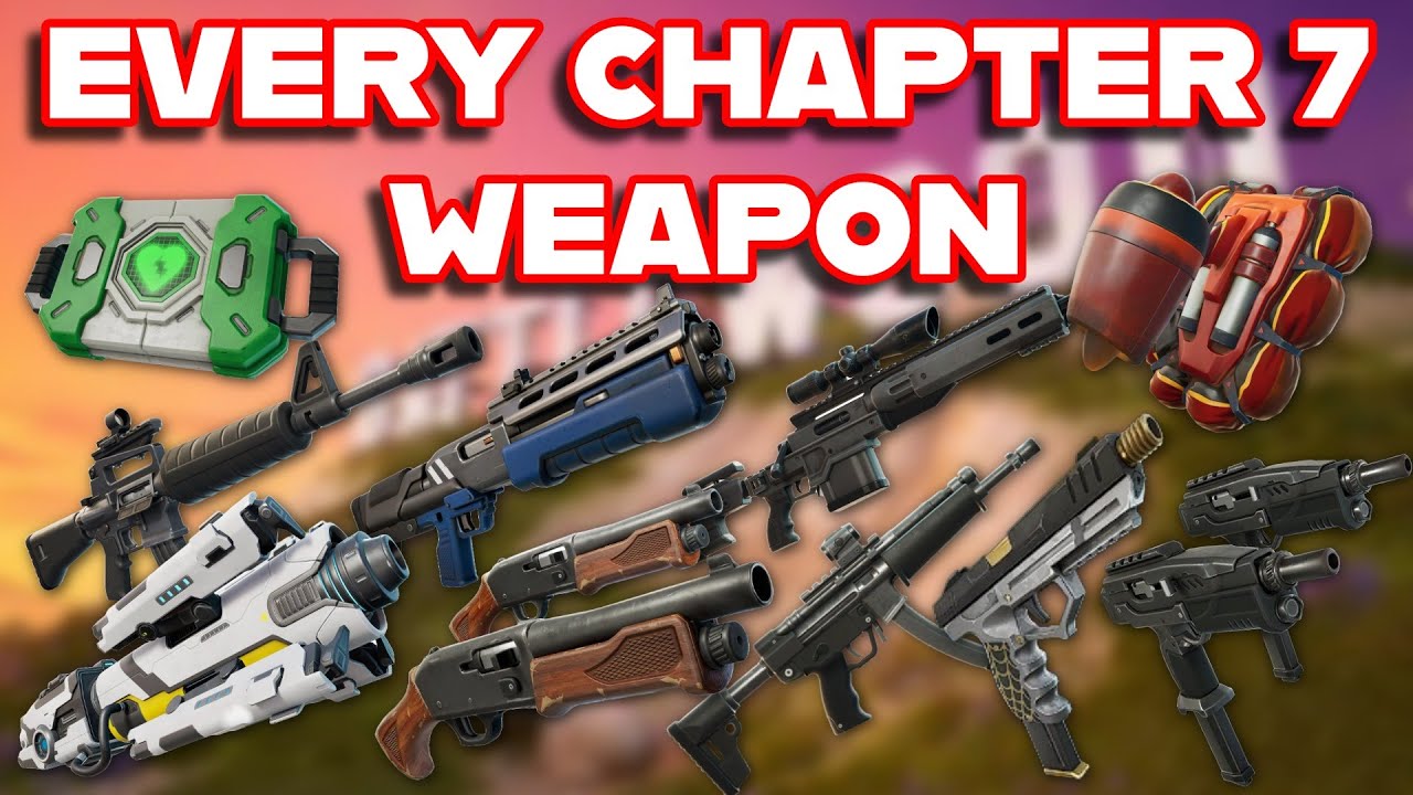 Рейтинг каждого оружия в Fortnite: глава 7: от худшего к лучшему