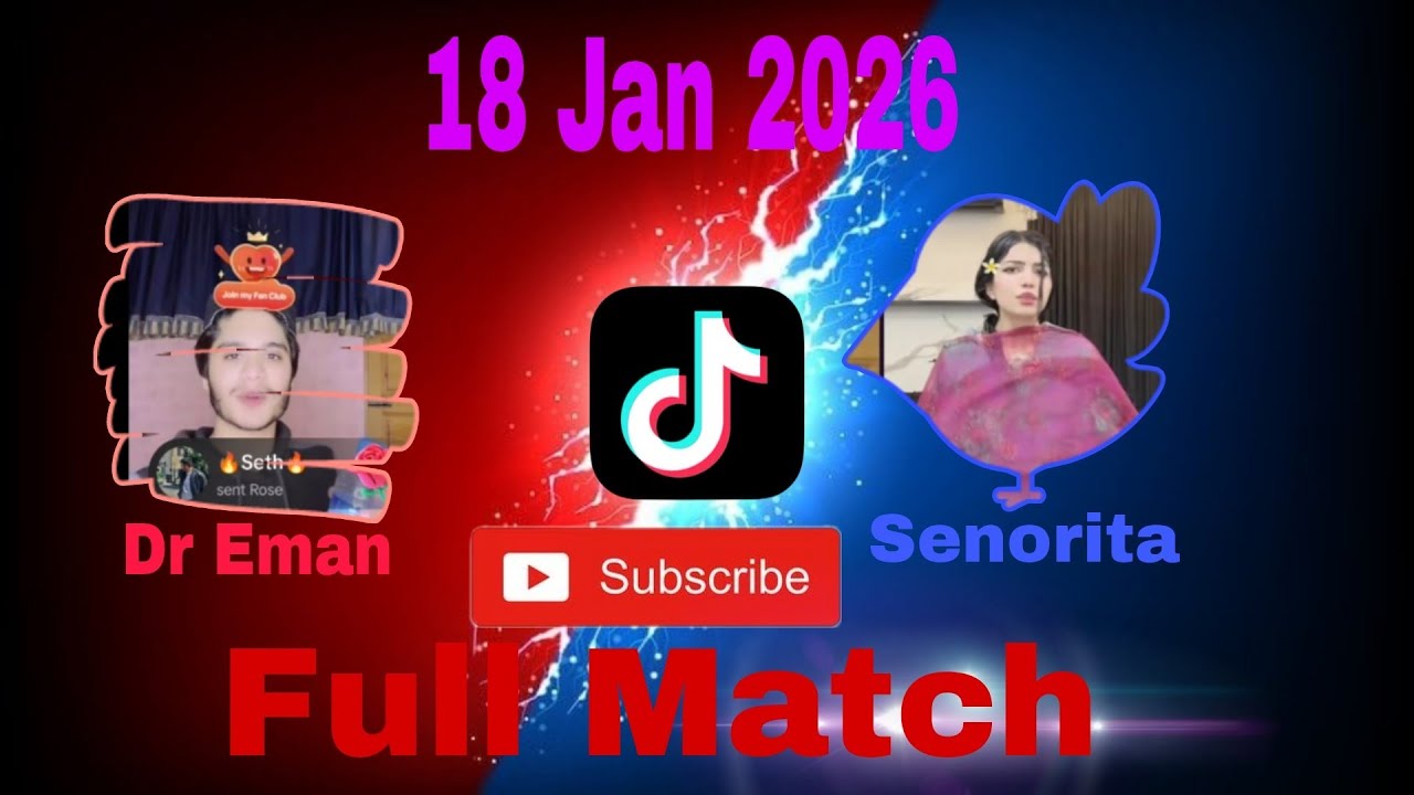 Senorita Vs Dr Eman Tiktok live Match | baiparwa changed the game | 18 Jan 2026