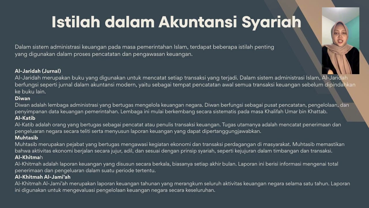 Sejarah dan Pemikiran Akuntansi Syariah