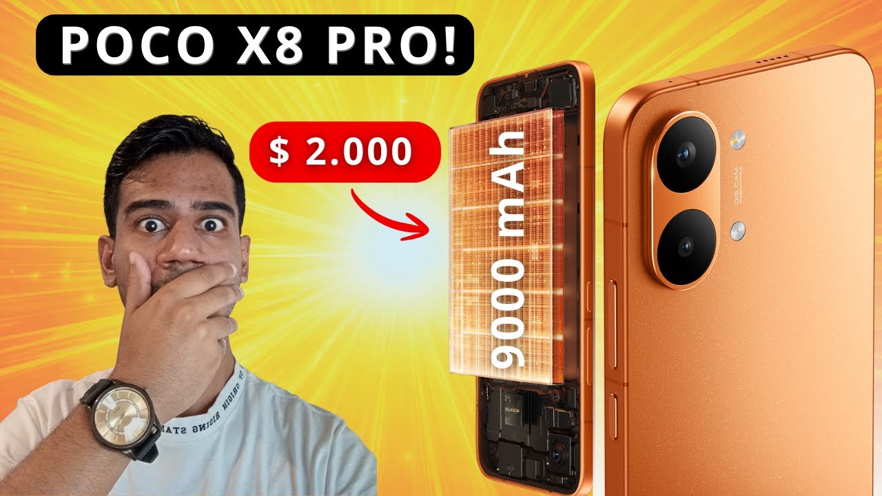 POCO X8 Pro Max Chegou! Bateria infinita e Processador do futuro?