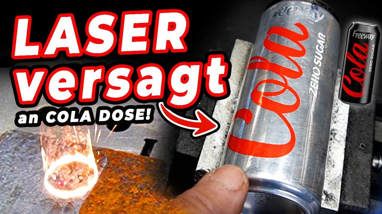 SUPER-LASER scheitert an COLA-DOSE! WAS die Werbung verschweigt!