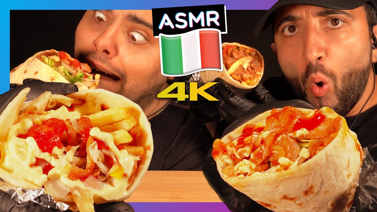 ASMR MUKBANG ITA | MANGIAMO KEBAB | ITALIAN FOOD ASMR | VIDEO ASMR CIBO | MUKBANG ASMR ITALIAN