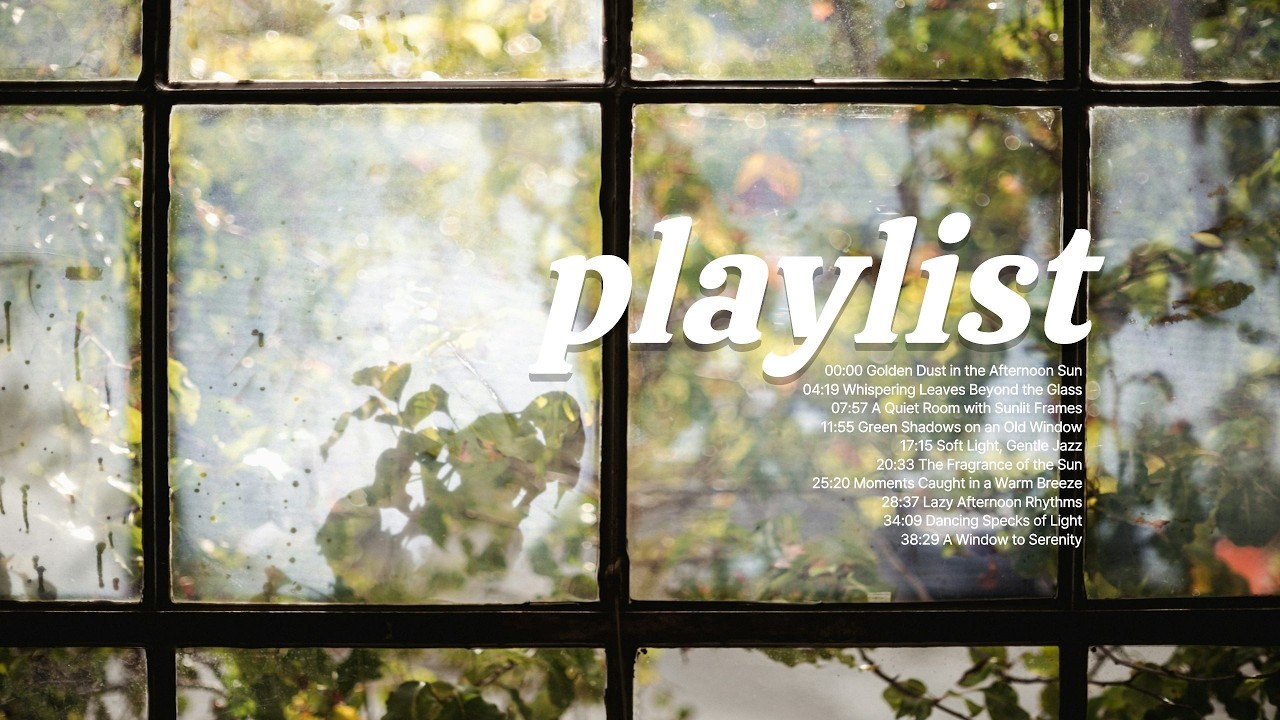 playlist 🎧창가에 머무는 오후🎹잔잔한 피아노 재즈 | Cozy Tune · Piano Jazz