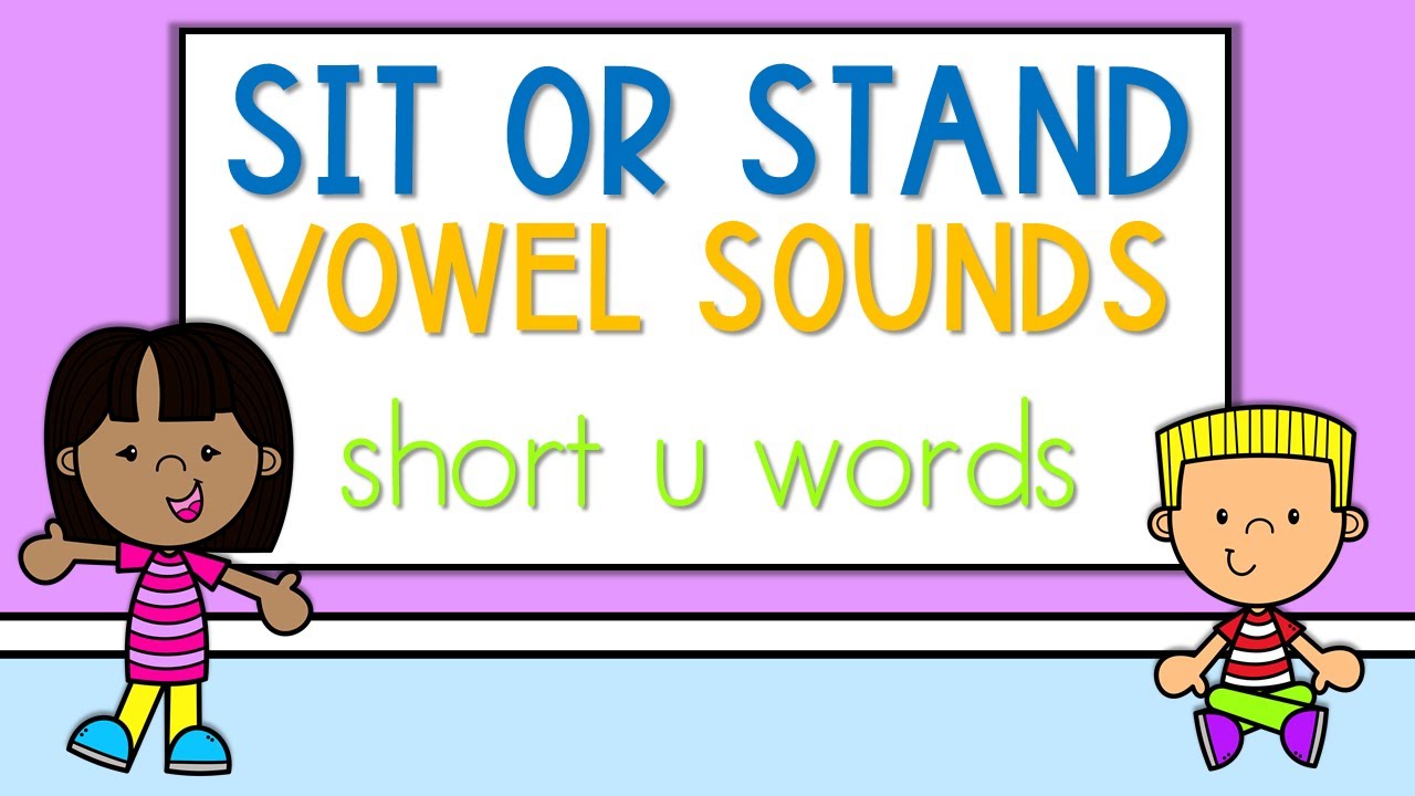 Sit or Stand Short U Words - Brain Break & Movement Video