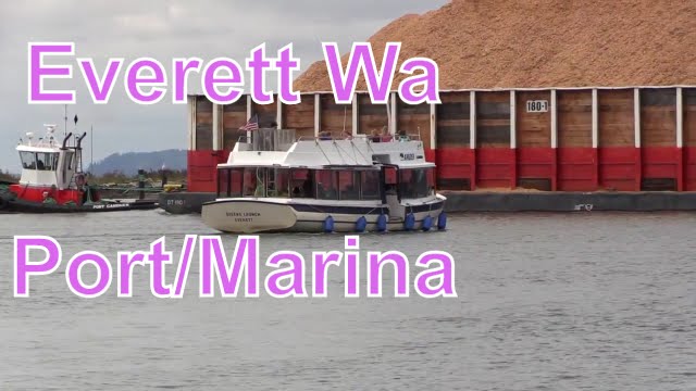 Everett Washington...Marina...Sailboats....Tug Boats...Port....Seals....RVerTV