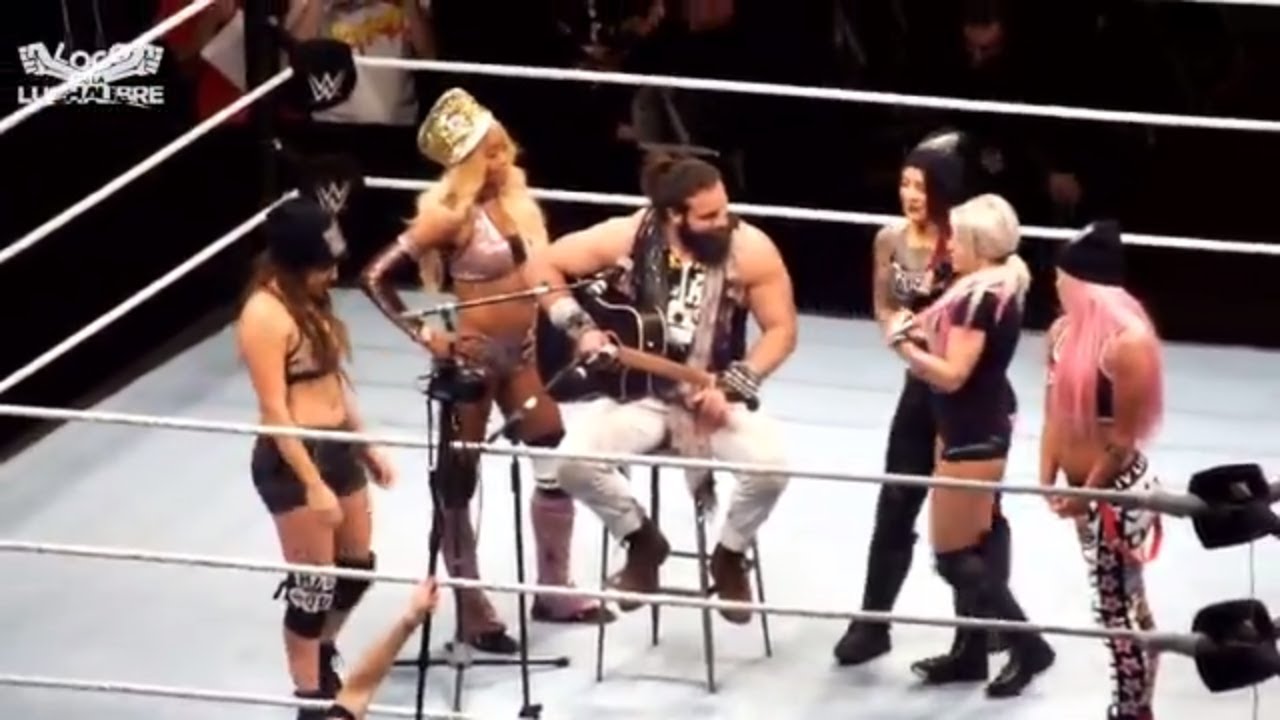 Concierto de Elias con Alexa Bliss, Riott Squad y Alicia Fox en Madrid