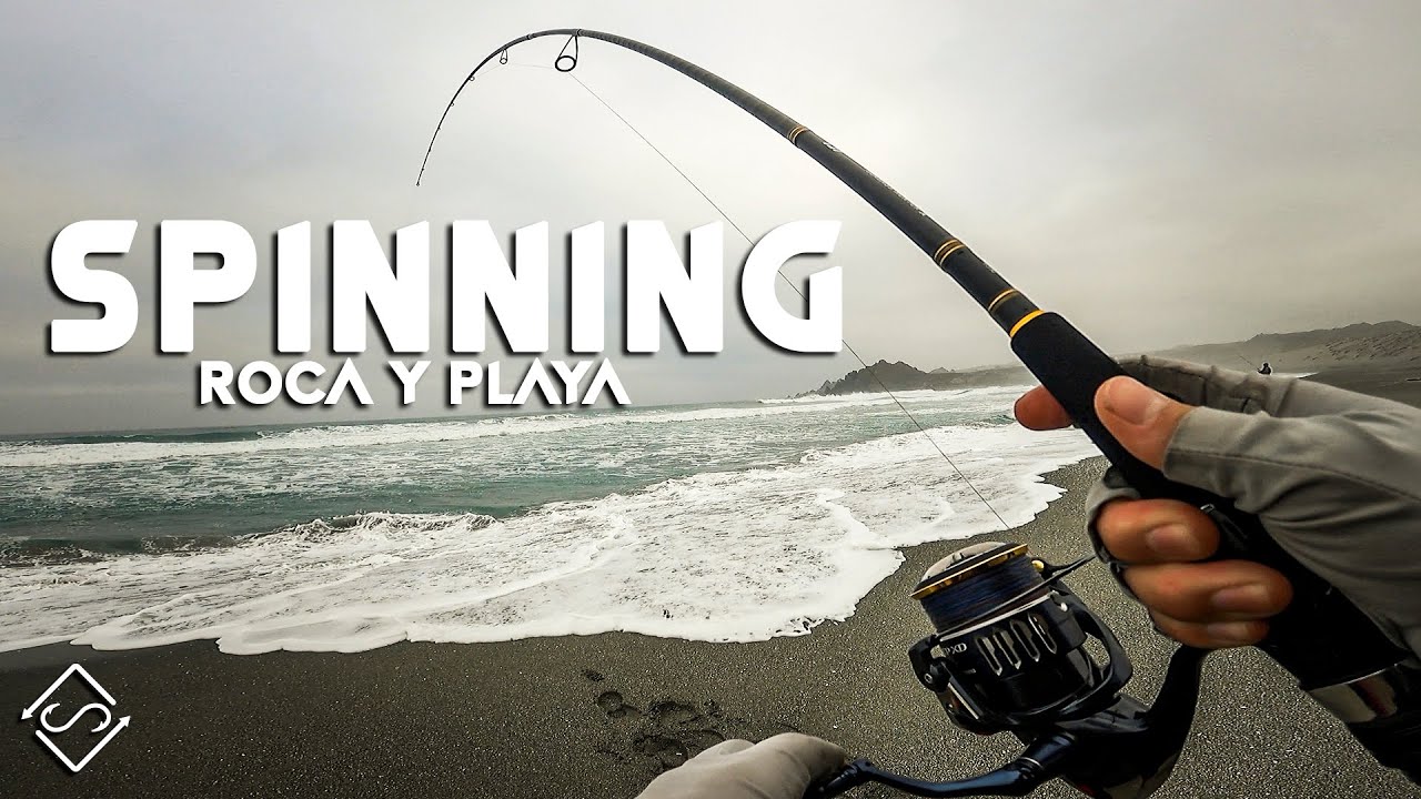 Spinning desde ROCAS y PLAYAS + Test Daiwa Hunter X Seabass