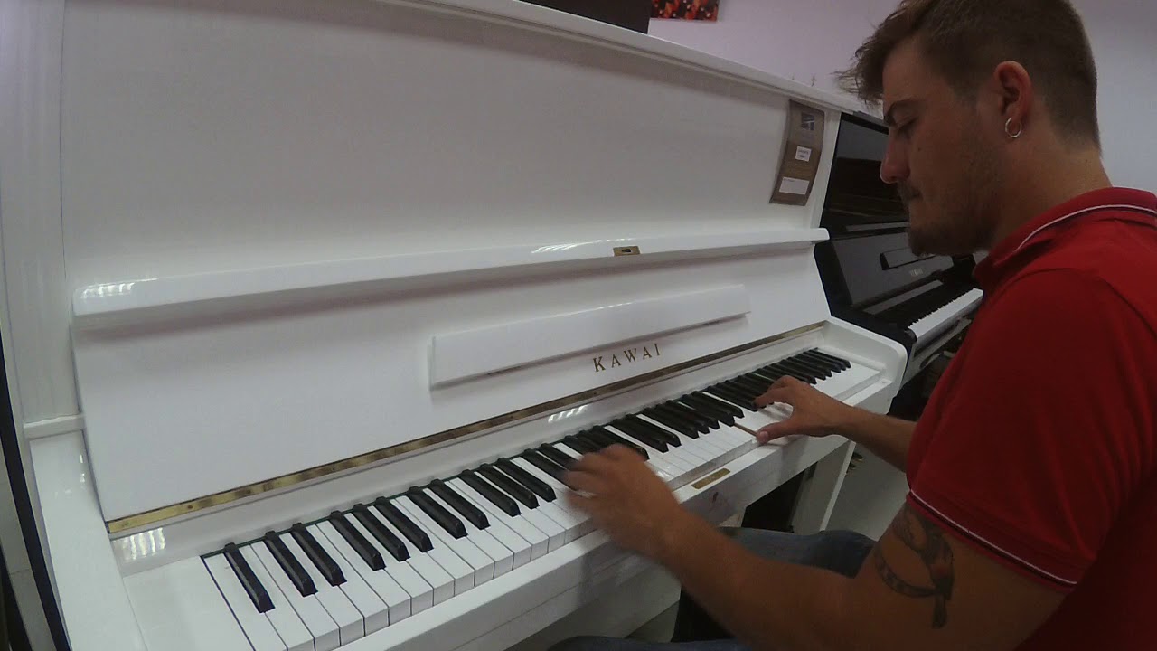Piano Kawai KU2D blanco