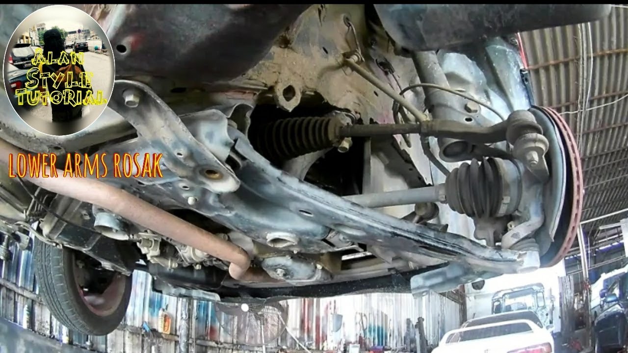 Cara ganti lower arms produa myvi. #BahagianTyreBunyiDukDukDuk
