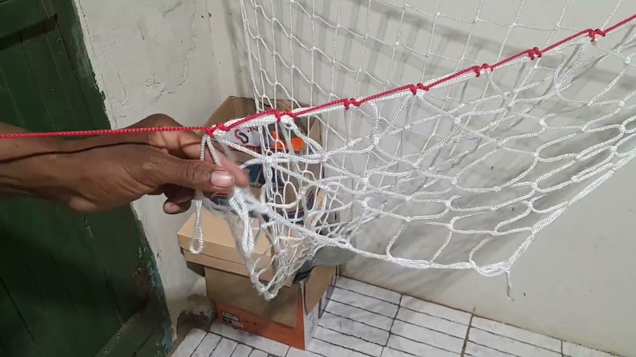 como entralhar a redinho do golzinho 90 passo a passo