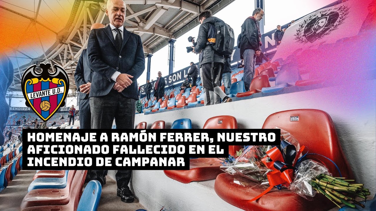 Homenaje a Ramón Ferrer, nuestro aficionado fallecido en el trágico incendio de Campanar
