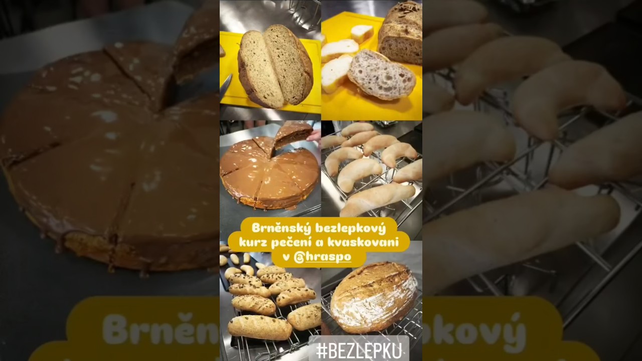 Bezlepkov&yacute; kurz pečen&iacute; a kvaskovani v Hraspo Brno #bezlepku