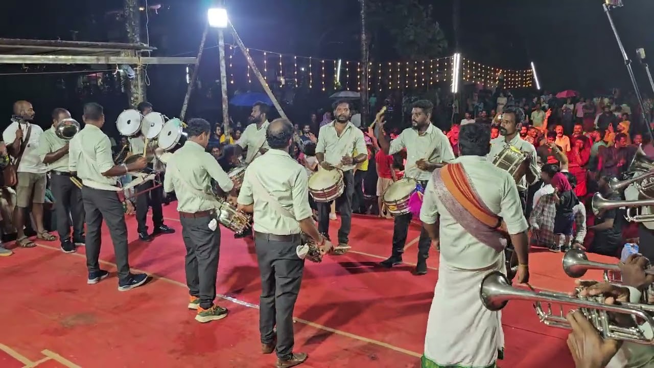 ചന്ദനമണി സന്ധ്യകളുടെ🫰🥁🎺💥🔥👌#kairaly#pooram#uthsavam#bandset#perunnal#kunnamkulam#thrissur#mohanlal