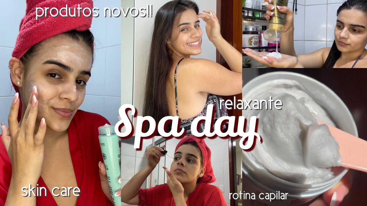 SPA DAY RELAXANTE COM PRODUTOS NOVOS🧖🏻‍♀️✨
