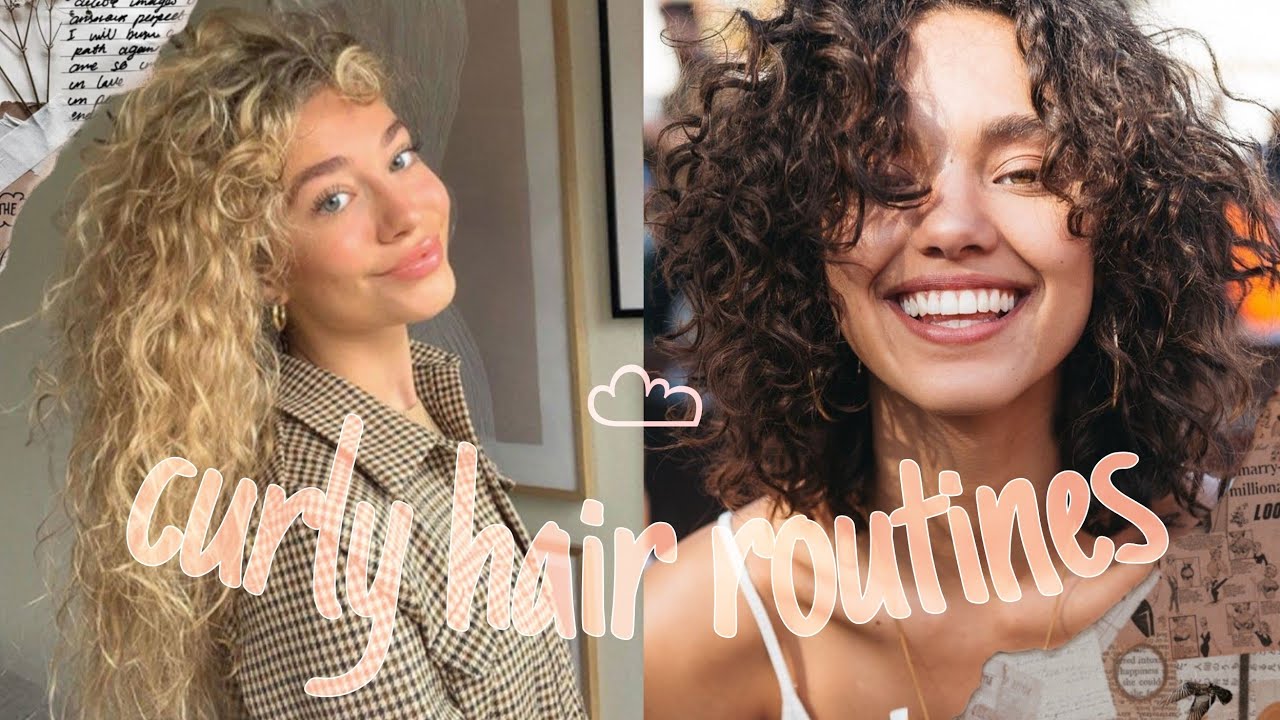♪tik tok CURLY HAIR ROUTINES♫︎