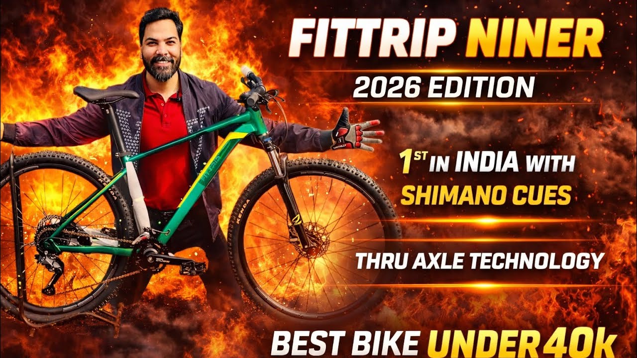 FITTRIP NINER 2026 edition shimano cues sr suntour thru axle technology 