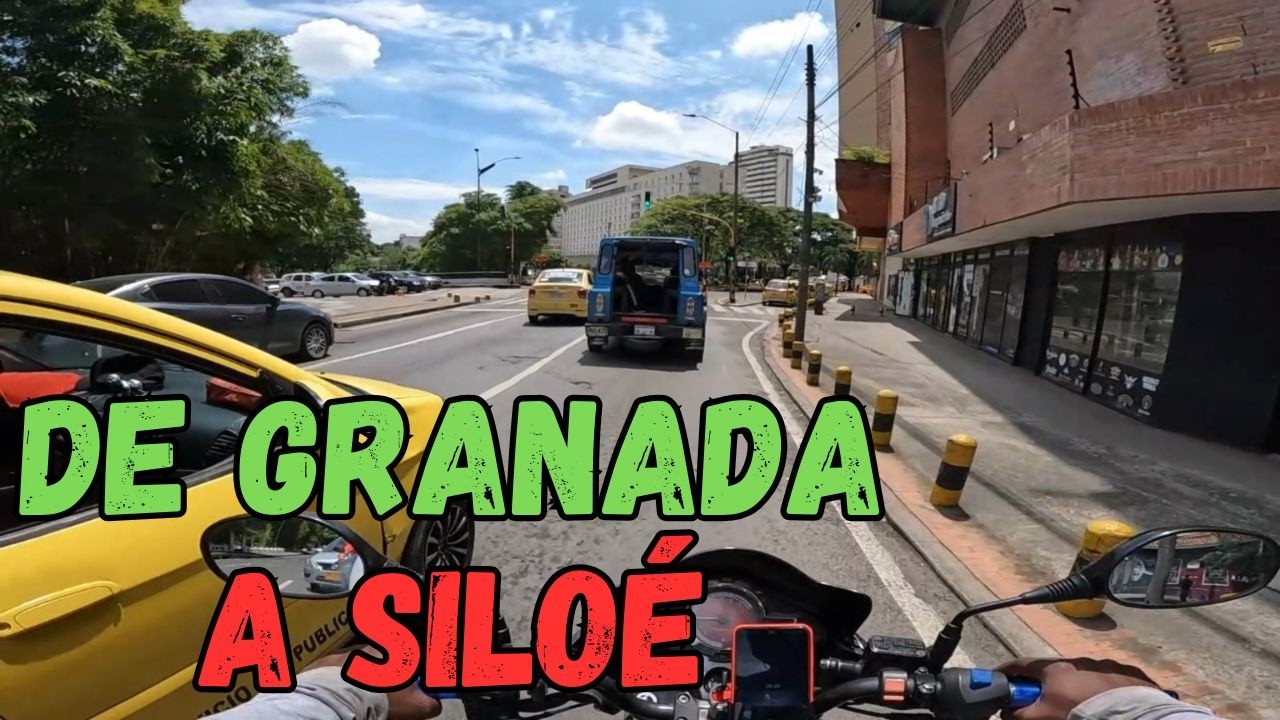 RECORRIDO en la ciudad de CALI desde el BARRIO Granada a Siloé