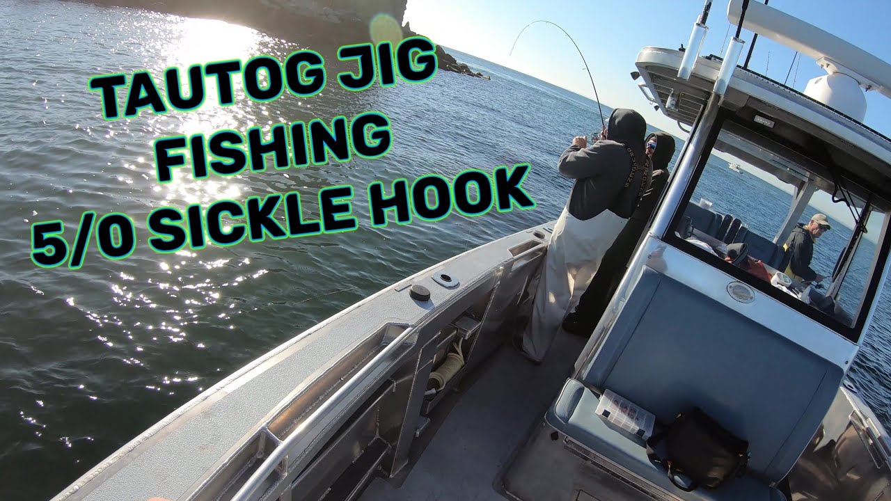 Tautog jig fishing 5/0 Sickle hook