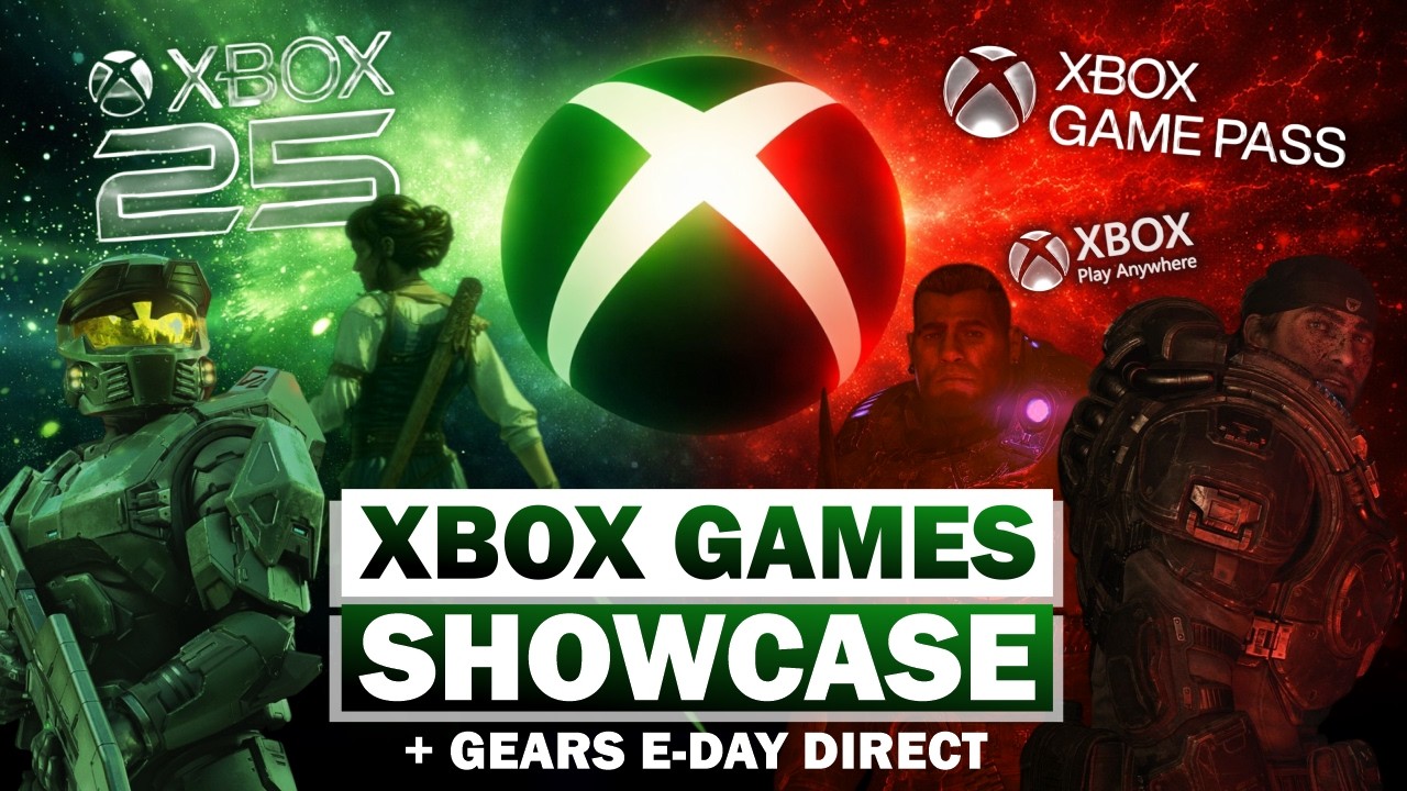🔴 XBOX Games Showcase 2026 &mdash; 25 Anos de XBOX + Gears E-Day!