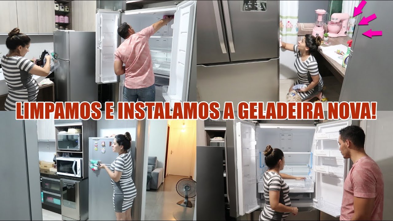 ENFIM INSTALAMOS A GELADEIRA NOVA| ELA &Eacute; ENORME!!| Juliane Jocoski