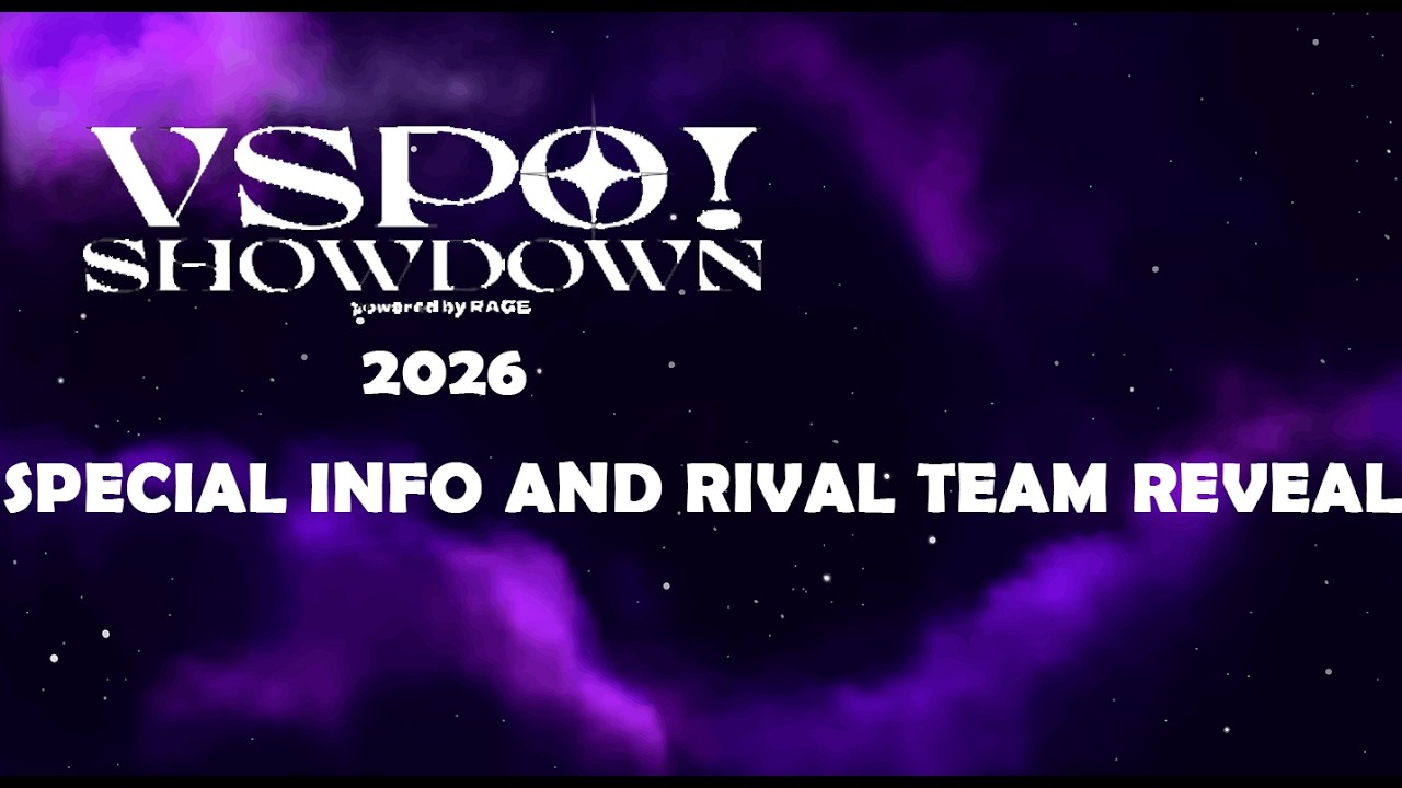 VSPO! SHOWDOWN 2026 SPECIAL INFO and Rival team reveal