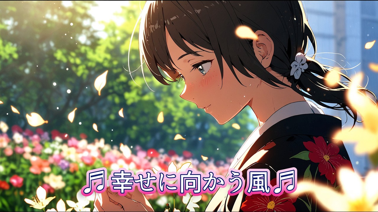 ♬ 幸せに向かう風 ♬ 今はツラい思いをしているアラフォー女性のココロが少しでも元気になれば幸いです。今のツラさが将来の「望む幸せ」をつかむ大きなステップと捉えてほしい曲