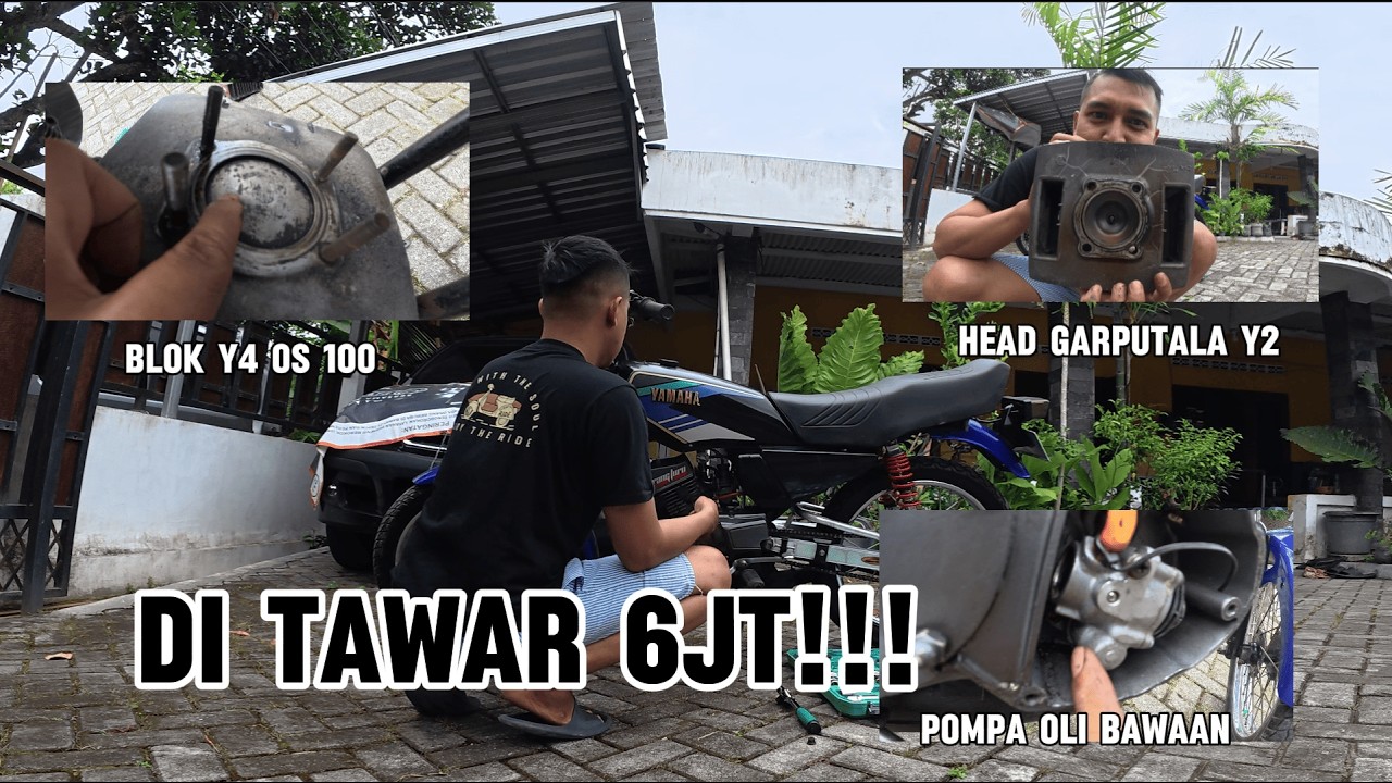 RX KING 1994 DITAWAR 6JT‼️BURING HEAD TANGKI POMPA OLI BAWAAN‼️MENDING DIRAWAT ATAU DILEPAS YA‼️