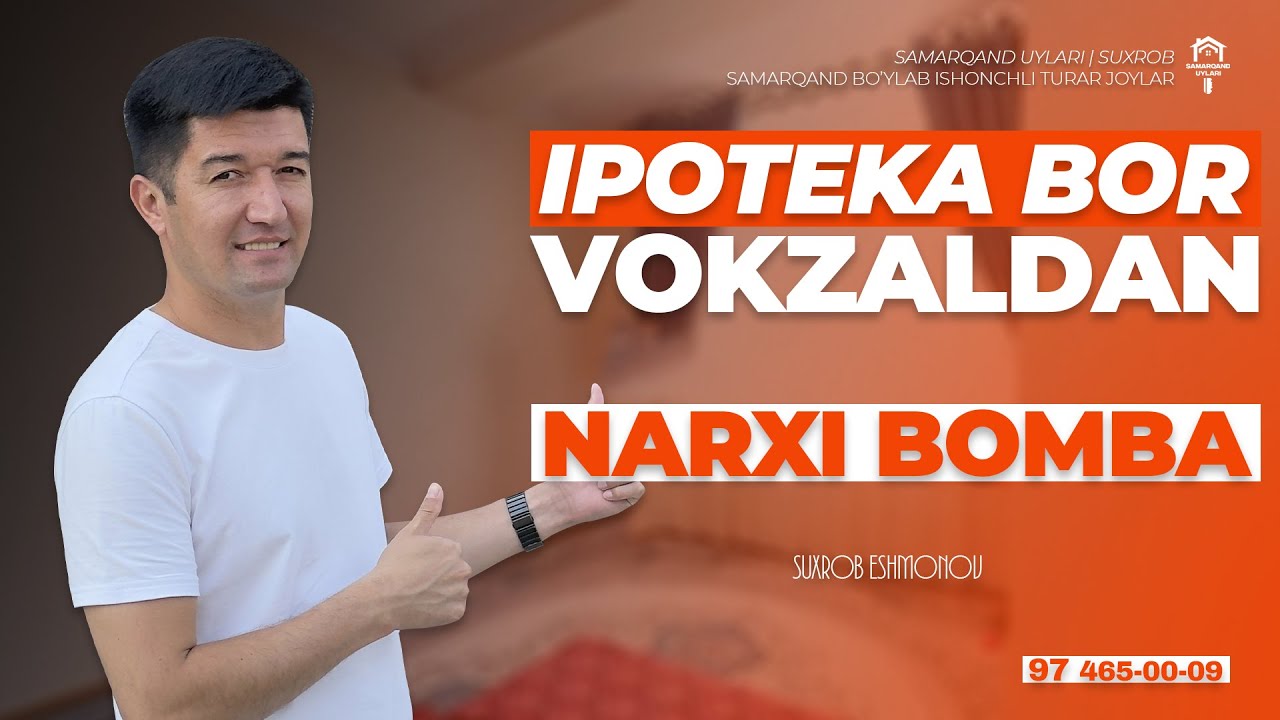 ✅SOTILDI!!! NARX BOMBA | IPOTEKA HAM BOR | VOKZALDAN AJOYIB SIZ UCHUN TAKLIF !