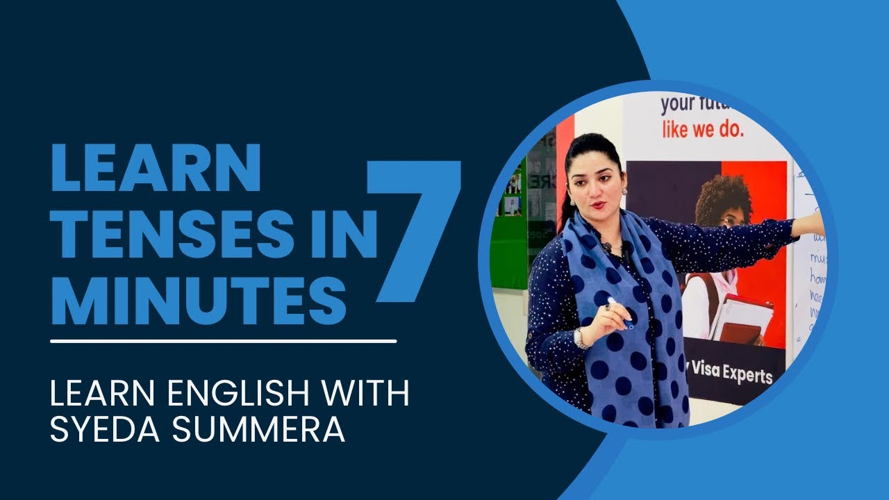 Learn Tenses in 7 minutes with Syeda Summera 