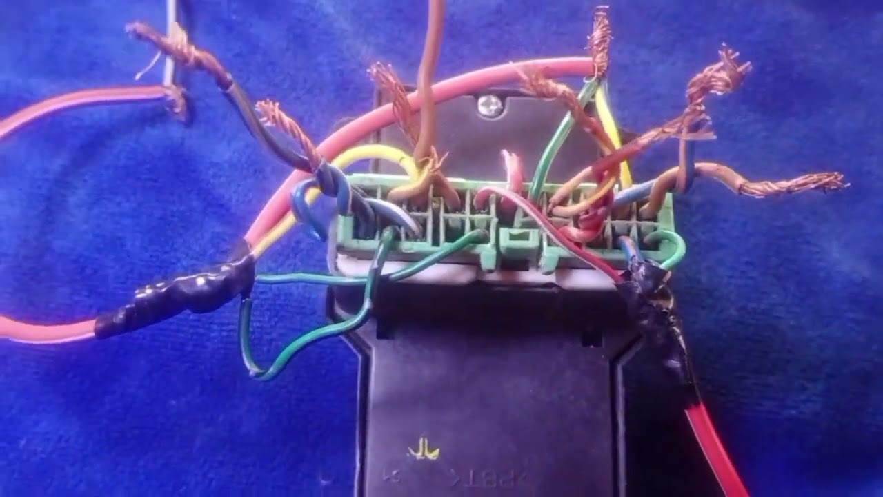 Honda City 2006 model master switch pinout wiring diagram
