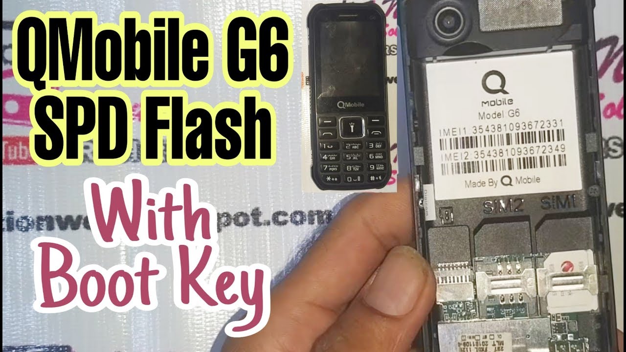 Qmobile G6 V2 SPD Flash With Boot Key With Firmware