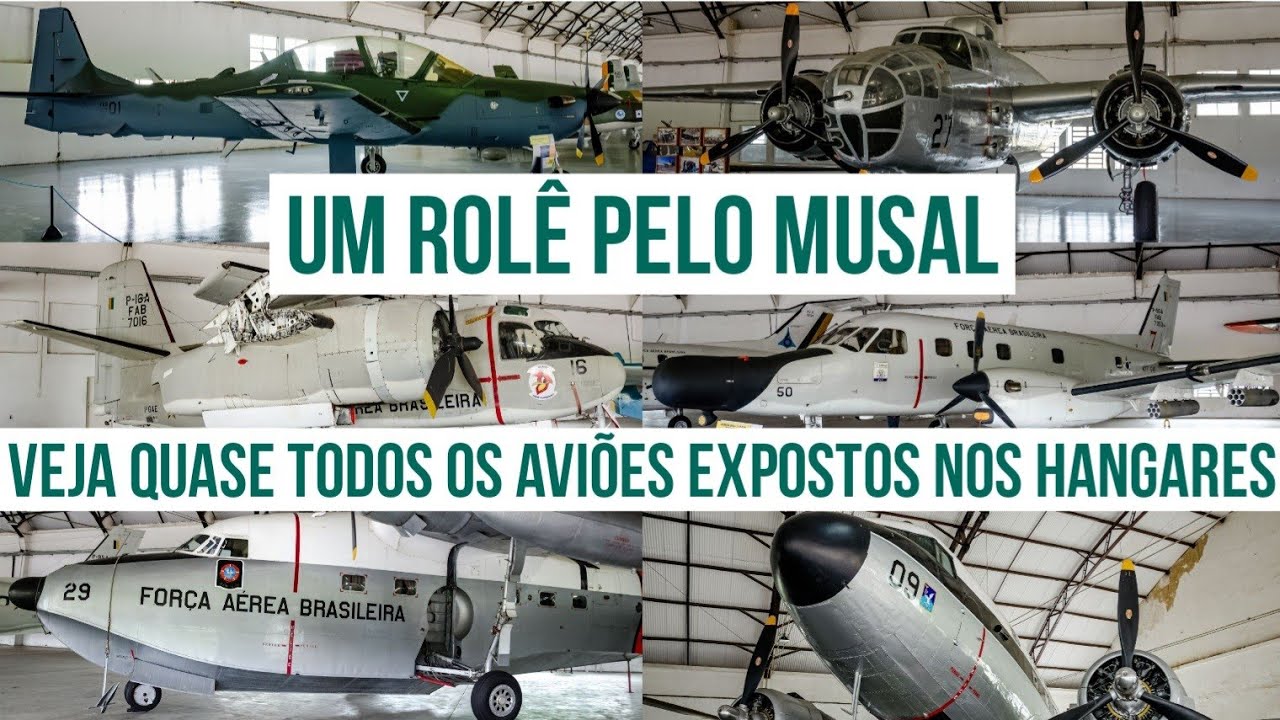 VISITA AO MUSAL! Confira quase todos os avi&otilde;es expostos nos hangares