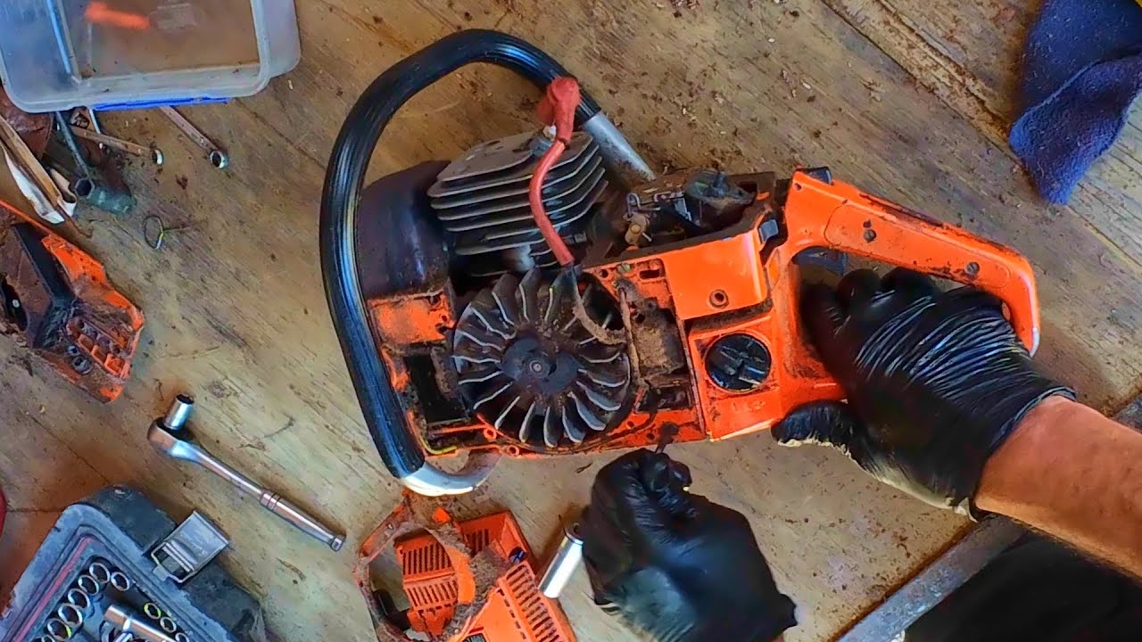Fixing a Free Vintage Chainsaw and putting it back to work - Husqvarna 162
