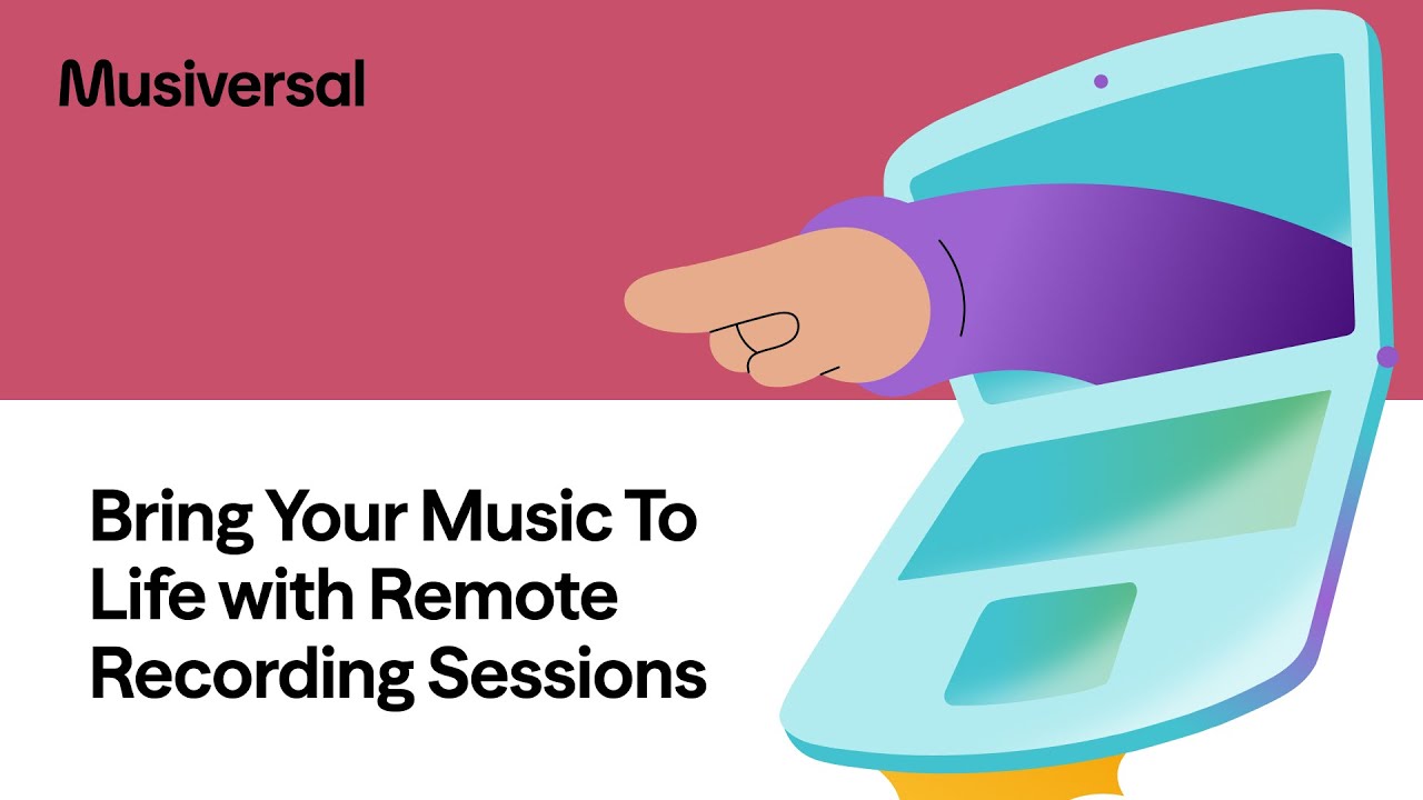 Bring your music to life with the Remote Recording Session experience with the Musiversal Studio