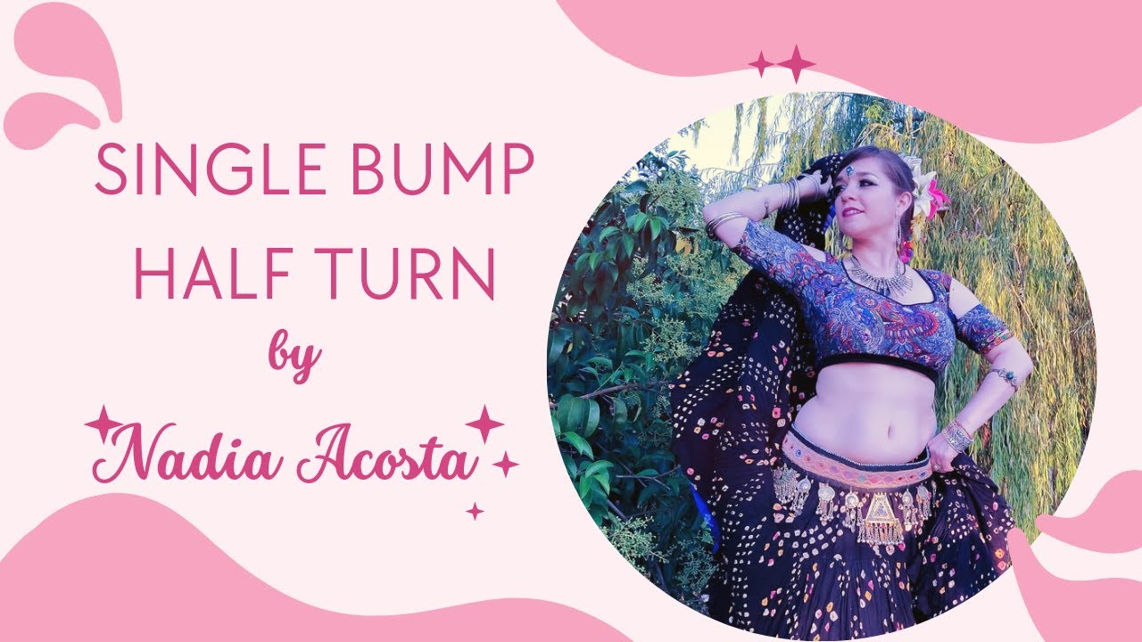 SIMPLE BUMP W/ HALF TURN #fatchancebellydance