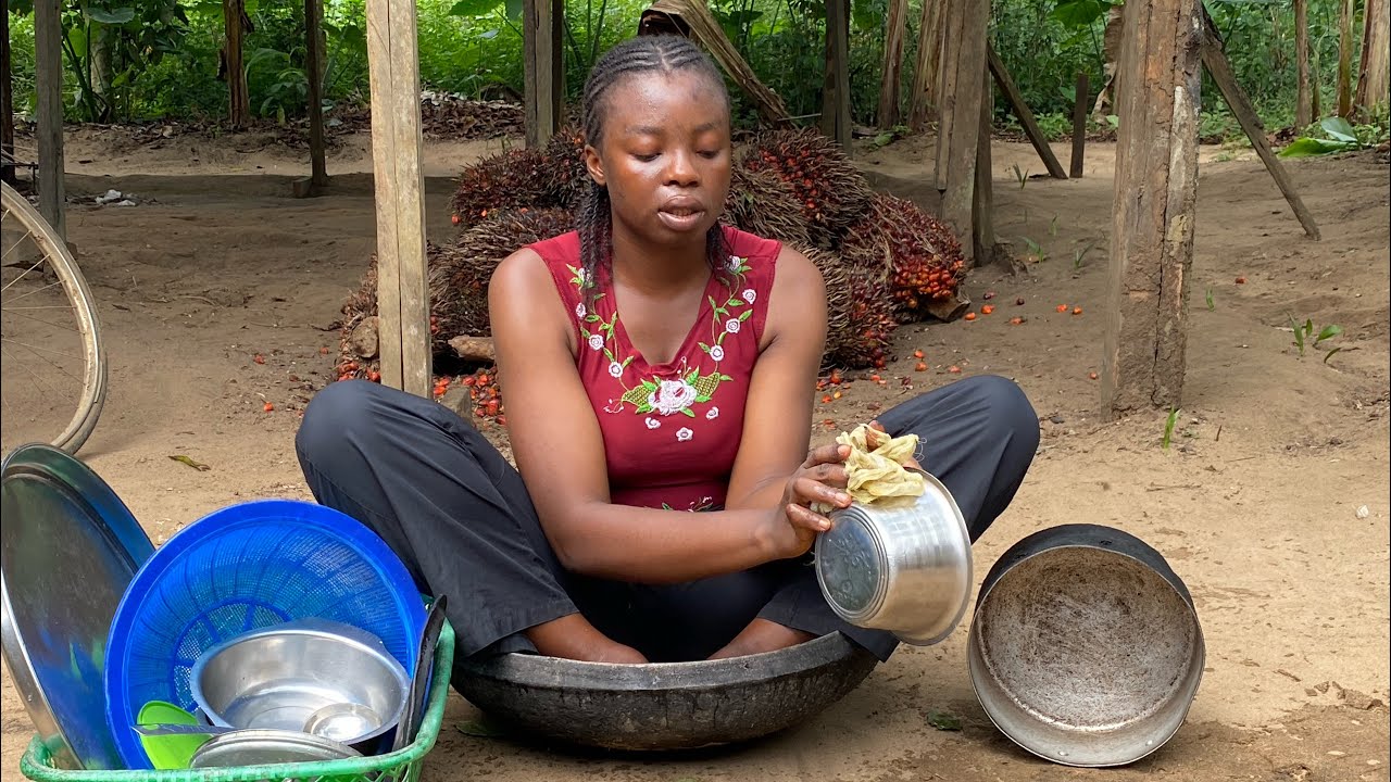 Remote  African village: How we do dishes